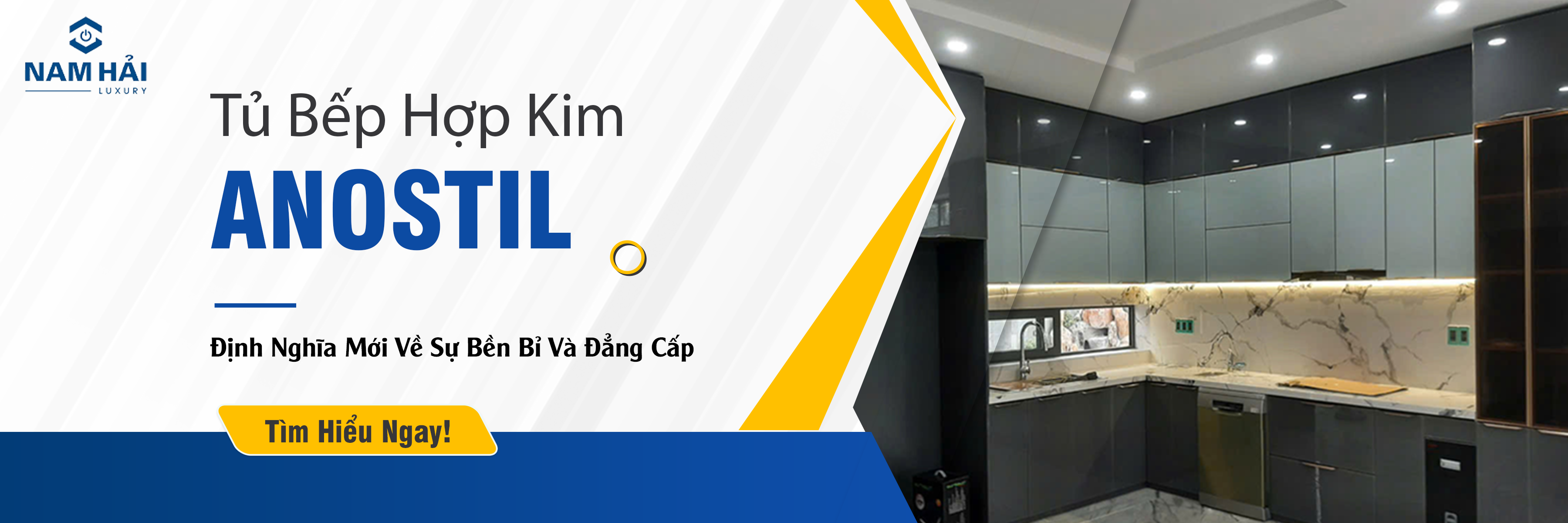 Anostil – Bước đột phá trong ngành tủ bếp cao cấp từ hợp kim nhôm anode